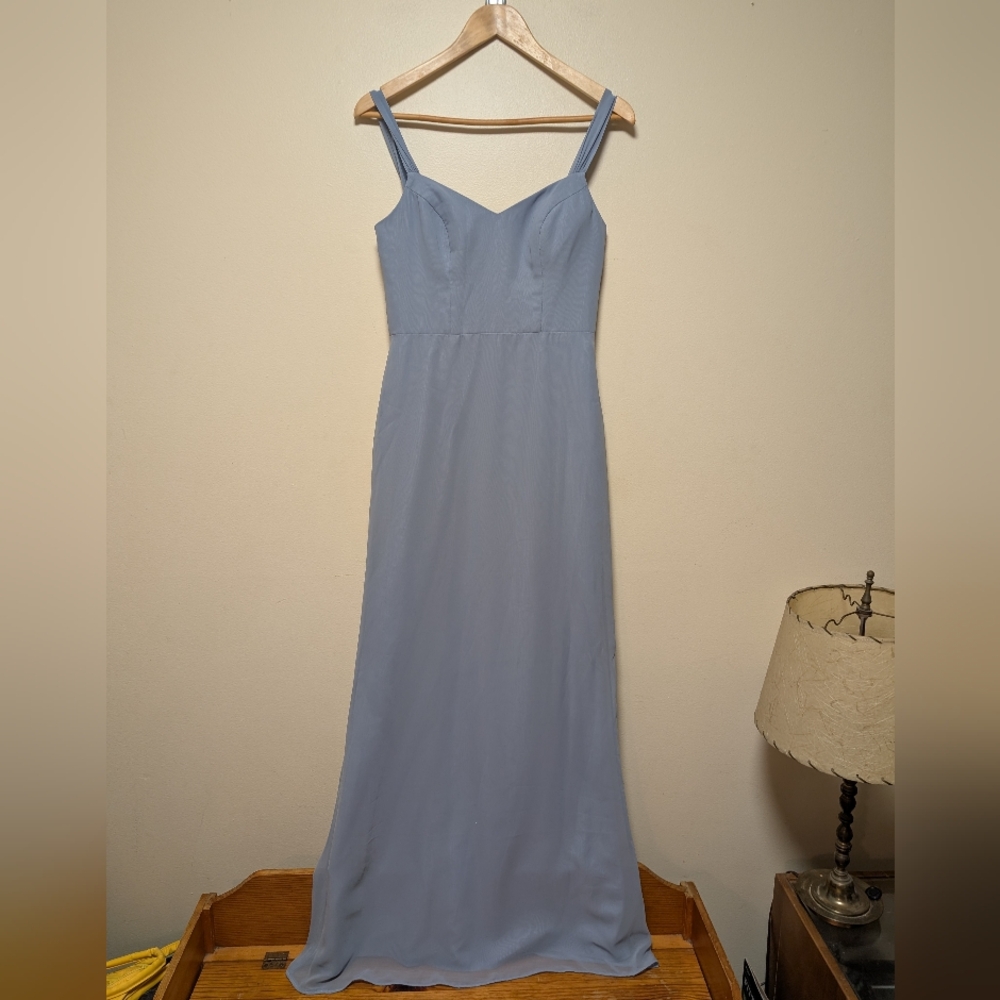 Azazie Light Blue Maxi Dress Women’s A4